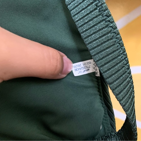 Aerie Ribbed Metallic Swimsuit Triangle Bikini Top Size XS - Picture 6 of 6